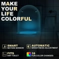 thumbnail image 4 of 3pcs Toilet Night Light-Motion Sensor 16 Colors Changing ,LED Glow Bowl Inside Toilet Light, Smart Night Light for Bathroom, Cool & Funny Ideal Gifts, 4 of 9