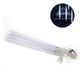 thumbnail image 3 of Cadena de luces LED de carámbano, luz de estrella fugaz para exteriores, balcón, jardín, decoración navideña, 8 piezas, tubo de 50 cm, 3 of 8