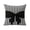 With Pillow Insert, variant on Black White Stripe Halloween Pillow with Black Bow, Gothic Halloween Decorative Throw Pillow With Zipper Closure, Square Accent Cushion for Sofa Couch Home Halloween Decoration