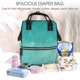 thumbnail image 5 of Disketp Teal Turquoise1 Mochila de Pañales de Gran Capacidad con Múltiples Bolsillos, Mochila de Viaje Multifuncional para Bebé, Unisex, Moderna y Resistente, 5 of 6