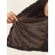 thumbnail image 5 of Abrigo mullido de piel sintétisin cuello chaquerecortacálide invierno pamujer Marrón Oscuro M, 5 of 6