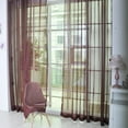 thumbnail image 2 of OTEMRCLOC Traditional Coffee Novelty Rod Pocket Sheer Kitchen, 100 x 200 cm, 2 of 4