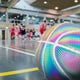 thumbnail image 5 of Baloncesto reflectante TFixol, resistente al desgaste, baloncesto colorido luminoso y brillante para adultos, 5 of 7
