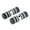 Black, variant on Skymirror 1 Pair Anti slip Strong Load bearing High Hardness Bike Rear Pedals Aluminum Foot Rest Pegs Bike Accessories