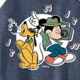 thumbnail image 3 of Disney - Mickey & Friends - Pluto Sings while Mickey Dances - Juniors High Neck Tank Top, 3 of 5