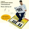 thumbnail image 4 of WICVIK Potty Piano Sounding Rug Novelty Potty Piano Sounding Rug Creative Bathroom Fun Toe Tapping Musical Keyboard Toilet Floor Mat Toilet Piano Mat Makes a Great Gag Gift for All Ages, 4 of 8
