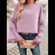 thumbnail image 4 of Blusas de Larga Acampanadas y Holgadas para Mujer, Otoño e Invierno 2025, Temperamentales, para Mujer Rosa XL, 4 of 10