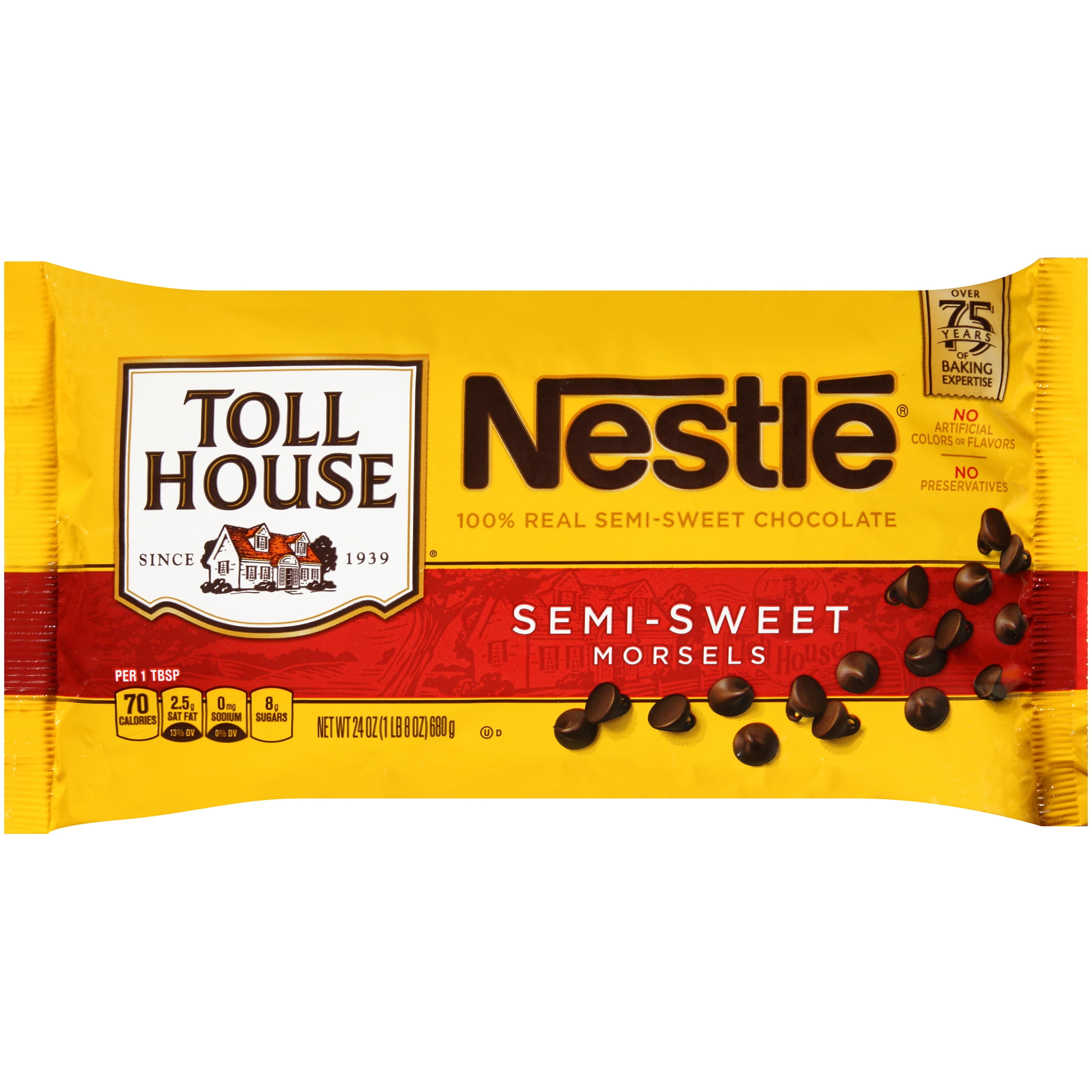 Nestle Toll House Semi Sweet Chocolate Morsels 6 Oz Bag