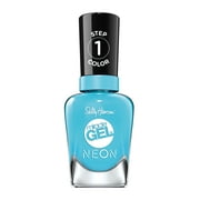 Sally Hansen Miracle Gel Nail Color, Miami Ice Neon, 0.50 fl oz, No UV Lamp Needed, Long Lasting, Chip Resistant