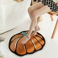 thumbnail image 3 of "Halloween & Thanksgiving Pumpkin Doormat 19.68"x31.49"x0.4" Faux Wool Rug for Fall (5 Festive Designs) Non Slip Bathroom/Bedroom Mat (400g) Machine Washable", 3 of 3