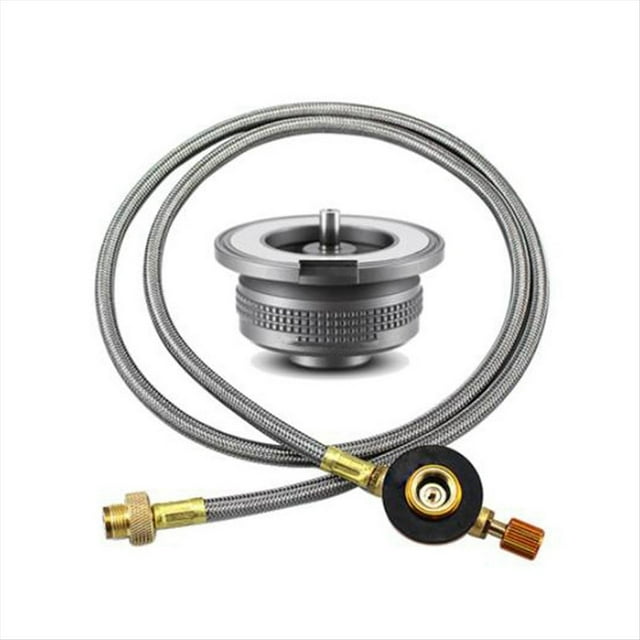 Adaptador de Gas para Estufa Al Aire Libre, Convertidor de Estufa Dividida, Adaptador de Tanque de Gas para Cocina de Acampada, Equipo de Camping y Picnic