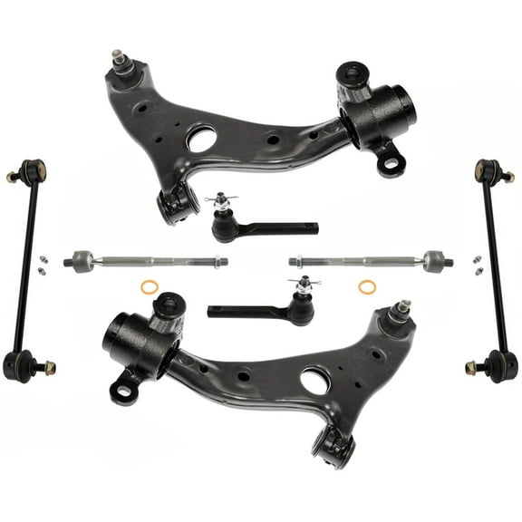 Front Lower Control Arms Ball Joints Tie Rods & Links For 2017-2020 Mazda CX-5