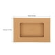 thumbnail image 5 of 10 cajas de almacenamiento de sobres, cajas de papel kraft para postales, cajas de postales con ventana abierta, 5 of 6