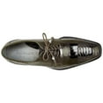 thumbnail image 4 of Belvedere Mens Shoes Batta Olive Genuine Ostrich Lace Up 14006, 4 of 5