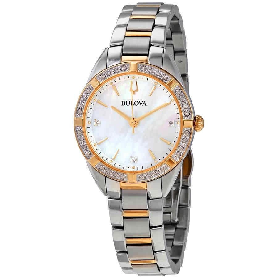 Bulova 98R263 Sutton 32.5MM Women's Rose Gold-Tone Stainless Steel ...