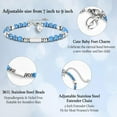 thumbnail image 7 of New Mom Gifts for Women, 1st Time Mothers Day Mom Mommy To Be Gifts for Women After Birth, Pregnancy Jewelry Gifts Bracelet for Mama, 7 of 7