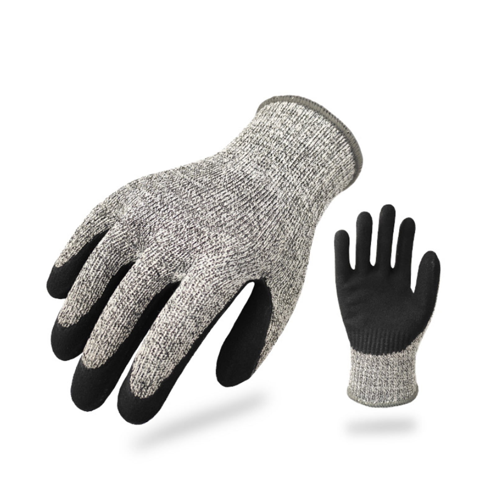 Work Gloves With Grip And Finger Protection