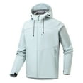 thumbnail image 2 of Mens Sweatshirt Under $10 Men's Hooded Softshell Jacket Waterproof Lightweight Insulated Windbreaker Versatile Loose Outdoor Raincoats, 2 of 9