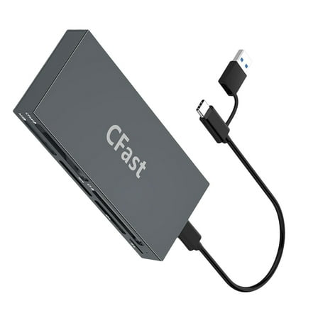 AOOOWER CFast Memory Card Reader, USB3.0 Support Cards Reader for Photographers and Content Creators