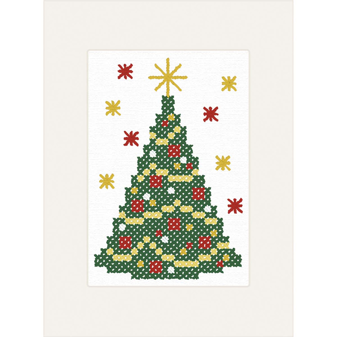 Herrschners® Christmas Greeting Cards Stamped Cross-Stitch Kit