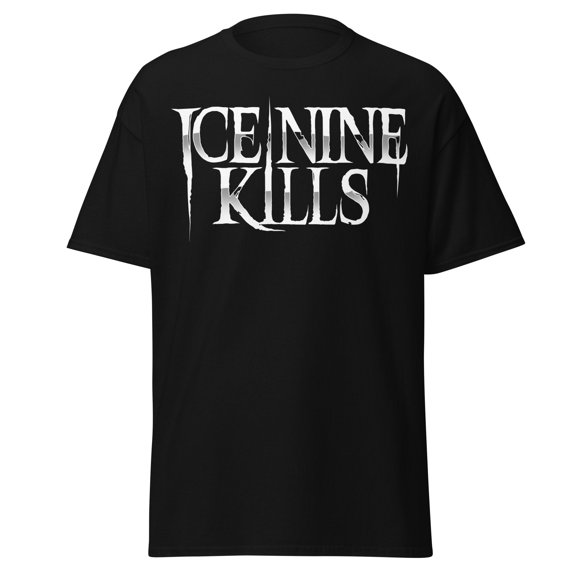 Ice Nine Kills Knife Logo Jumbo Print Unisex T-Shirt - Black - Small