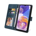 thumbnail image 6 of Allytech Galaxy A23 4G Case Wallet, Book Style Flip Cover TPU Rubber PU Leather Kickstand Cards Slots Wallet Anti-scratch Bumper Case for Samsung Galaxy A23 4G 6.6-Inch 2022 - Blue, 6 of 6
