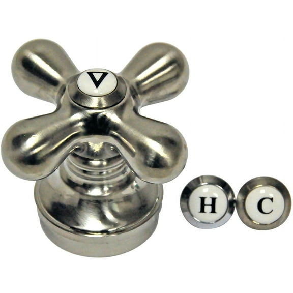 Danco 89255 Faucet Handle, Zinc, Brushed Nickel, For: Universal Single Handle Kitchen, Lavatory, Tub/Shower Faucets