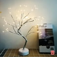 thumbnail image 3 of CAROOTU LED Night Light Mini Christmas Tree Copper Wire Garland Lamp Kids Bedroom Decoration, 3 of 7