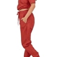 thumbnail image 3 of Uniforme Medico Pijama Quirurjica Mujer Jumper Conjunto XS Color Rojo, 3 of 5