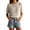 Cover Up # Khaki, variant on Xdegoge Cardigans for Women Pointelle Knit Short Sleeve Shirts Round Neck Checker Open Stitch Pattern Tee Casual Lightweight Blouse
