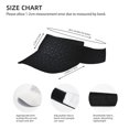 thumbnail image 3 of Black Steel Sport Visor Hats Sun Protection Outdoor Activity For Women Men, 3 of 7