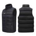 thumbnail image 5 of SELONE Heated Vests for Men Women 1 Control 4 Heating Zones Fleece Jacket Sleeveless Soild Casual Coat Plus Size, 5 of 7