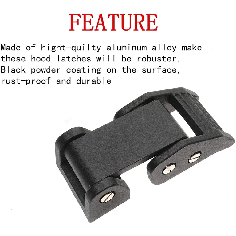 Metal Hood Lock Latch for Jeep Wrangler JK 2007-2017 Metal Hood Lock Latch for Jeep Wrangler JK 2007-2017