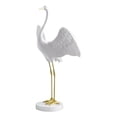 thumbnail image 1 of Escultura de grulla blanca, accesorio decorativo para bodas con estilo. B, 1 of 8