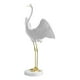 thumbnail image 1 of Escultura de grulla blanca, accesorio decorativo para bodas con estilo. B, 1 of 8