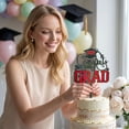 thumbnail image 6 of Acrylic Graduation Cake Topper Red 1 Pack For Graduation Party Celebration Cake Decoration, 6 of 8