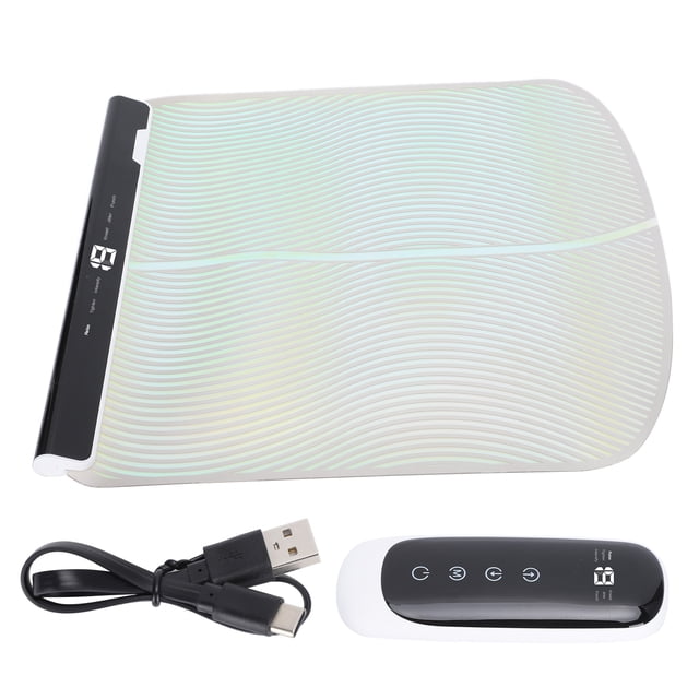 Almohadilla de masaje de pies de fisioterapia ajustable portátil colorida inteligente EMS Pulse Foot Massager