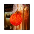 thumbnail image 3 of Chinese Round Wintermelon Paper Lanterns Babyshower Decoration Hanging Paper Balls Birthday Party Decor Craft Wedding, 3 of 11