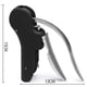 thumbnail image 3 of Stainless Steel Wine Bottle Opener Compact Vertical Corkscrew with Foil Cutter Set of 5 with a Gift Box, 3 of 5