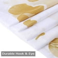 thumbnail image 3 of ZACOO Yellow 72"x72" Shower Curtain Abstract Style Floral Pattern Fabric Shower Curtains Water Resistant Bathroom Curtains for Shower, 1 Set, 3 of 7