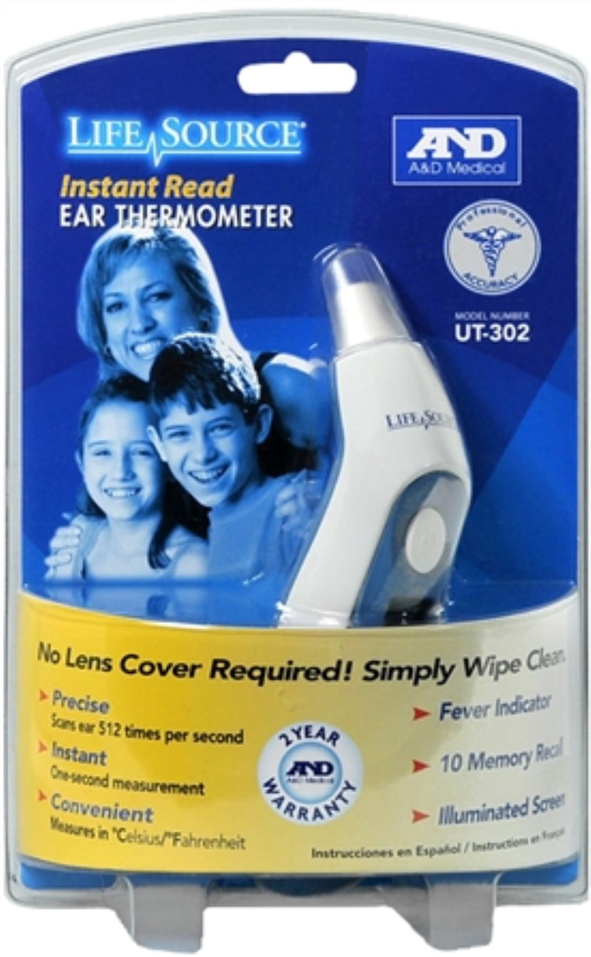 LifeSource Instant Read Ear Thermometer (Pack of 6)