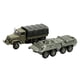 thumbnail image 2 of Camión de simulación de 2 piezas, camión transportador de juguete, conjunto de juego, modelo de ensamblaje, coche de juguete para sala de juegos, 2 of 8