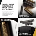 thumbnail image 3 of Cabezal de aluminio y barra de corte de repuesto para afeitadora Wahl Vanish, 3 of 6