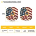 thumbnail image 6 of Renewold American Flag Sunflower Car Windshield Sunshade for Men Women, Foldable Sun Visor Blocks UV Rays 4th of July Patriotic Auto Interior Decor, 6 of 6