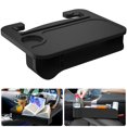 thumbnail image 1 of Car Steering Wheel Desk Plastic Steering Wheel Tray with Gap Filler Organizer Portable Auto Food Table Stand Tray Eating and Working Tray Car Laptop Stand Reusable for Most Vehicle, 1 of 10