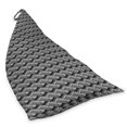 thumbnail image 2 of Abstract Lounger Chair Bag, Modern Composition of Repetitive Monochrome Diagonal Streaks in Hexagons, High Capacity Storage with Handle Container, Lounger Size, Charcoal Grey White, by Ambesonne, 2 of 5