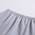 thumbnail image 3 of Prolriy Shirt Extender for Women Layering Layered Skirt Women's Plus Printing Stripe Half Tiered Slip Extender Size Sheer Skirts for Women Grey S, 3 of 7