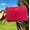 Cranberry Cocktail, variant on Women's Nylon Medium Wristlet Pouch (Black)