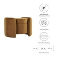 thumbnail image 4 of Modway Nebula Upholstered Performance Velvet Ottoman, 4 of 10