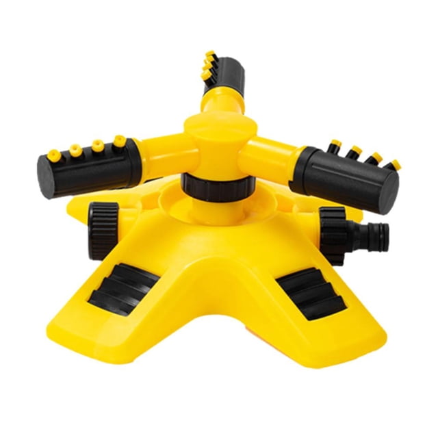 Aspersor giratorio automático de 360 grados para riego de viveros, aspersor de tres puntas, aspersor en tándem, dispositivo de riego